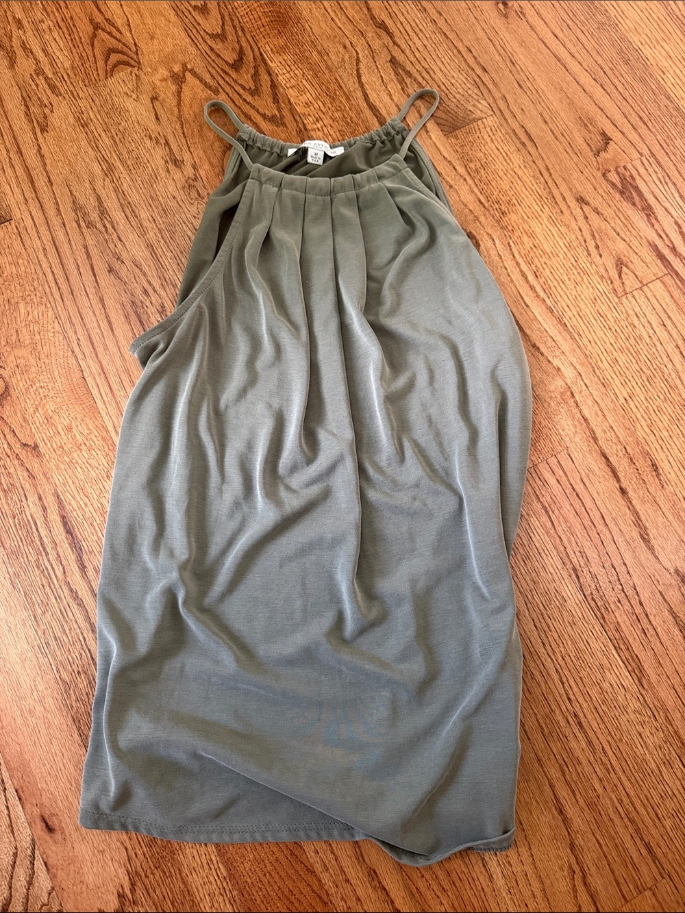 Olive Green Halter Neck Women's Shirt